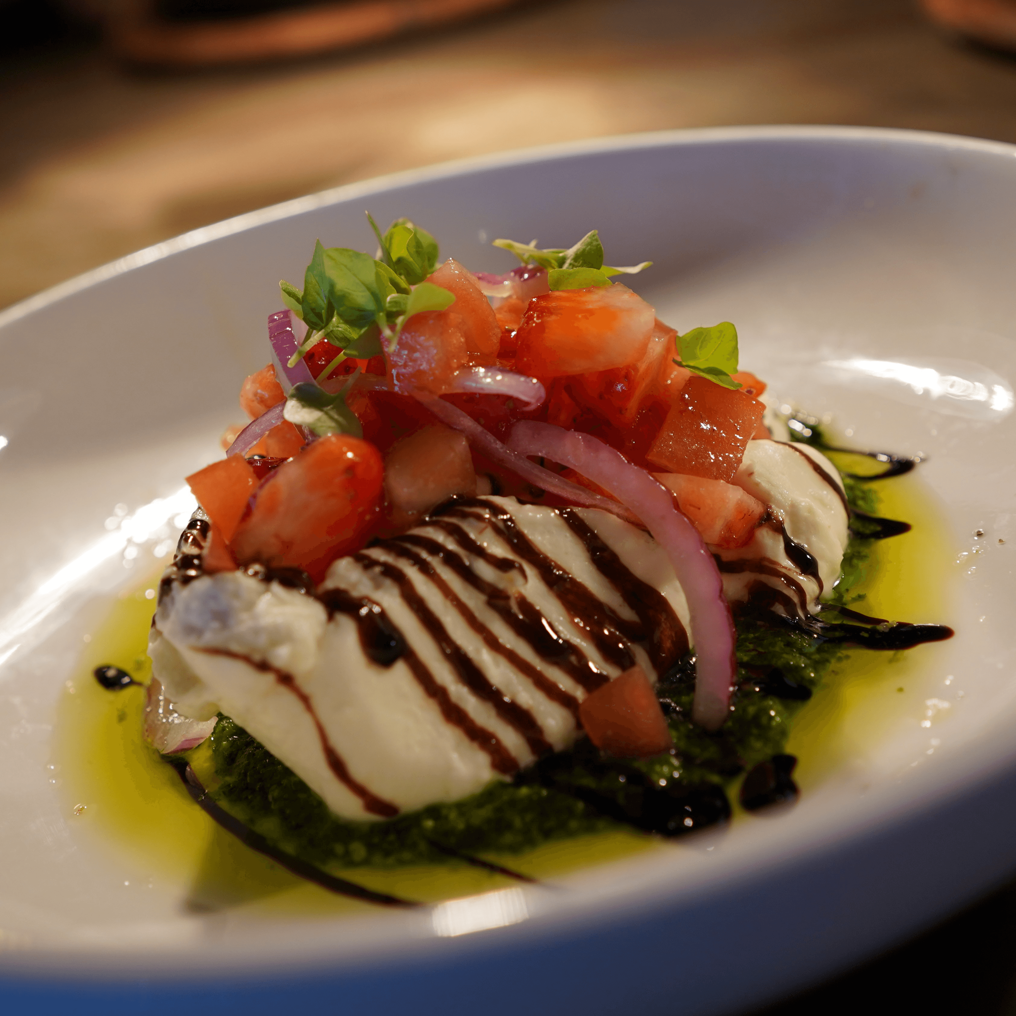 STRAWBERRIES-CAPRESE BURRATA..