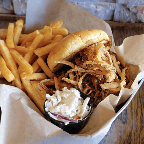 Black & Blue Burger.