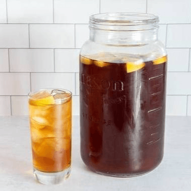 Homemade ice tea.
