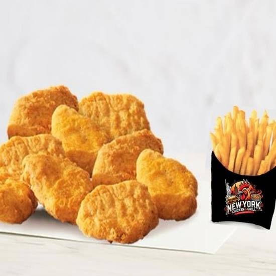 6pc Chicken Nuggets W/ Fries.