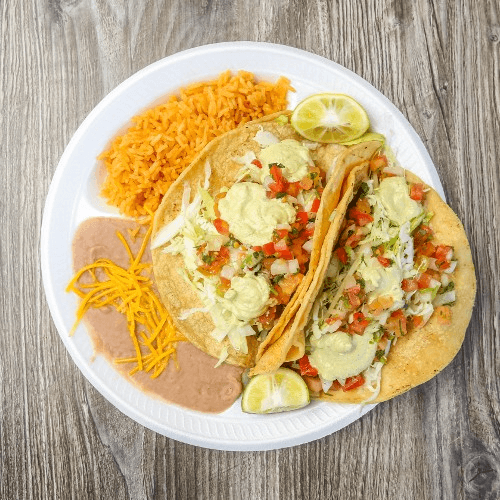 Baja Fish - Battered Soft Taco.