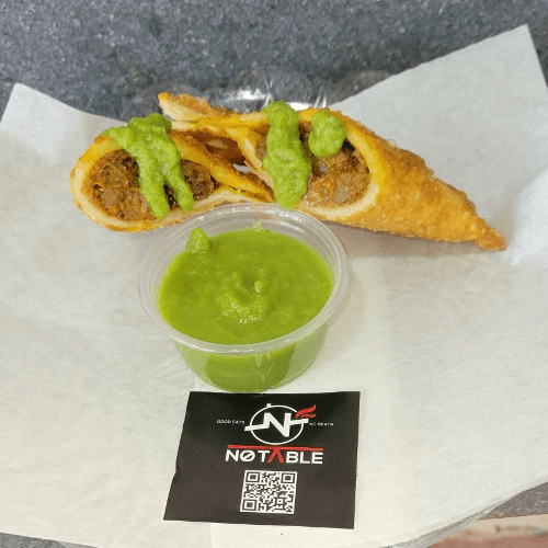 Curry Goat Empanada