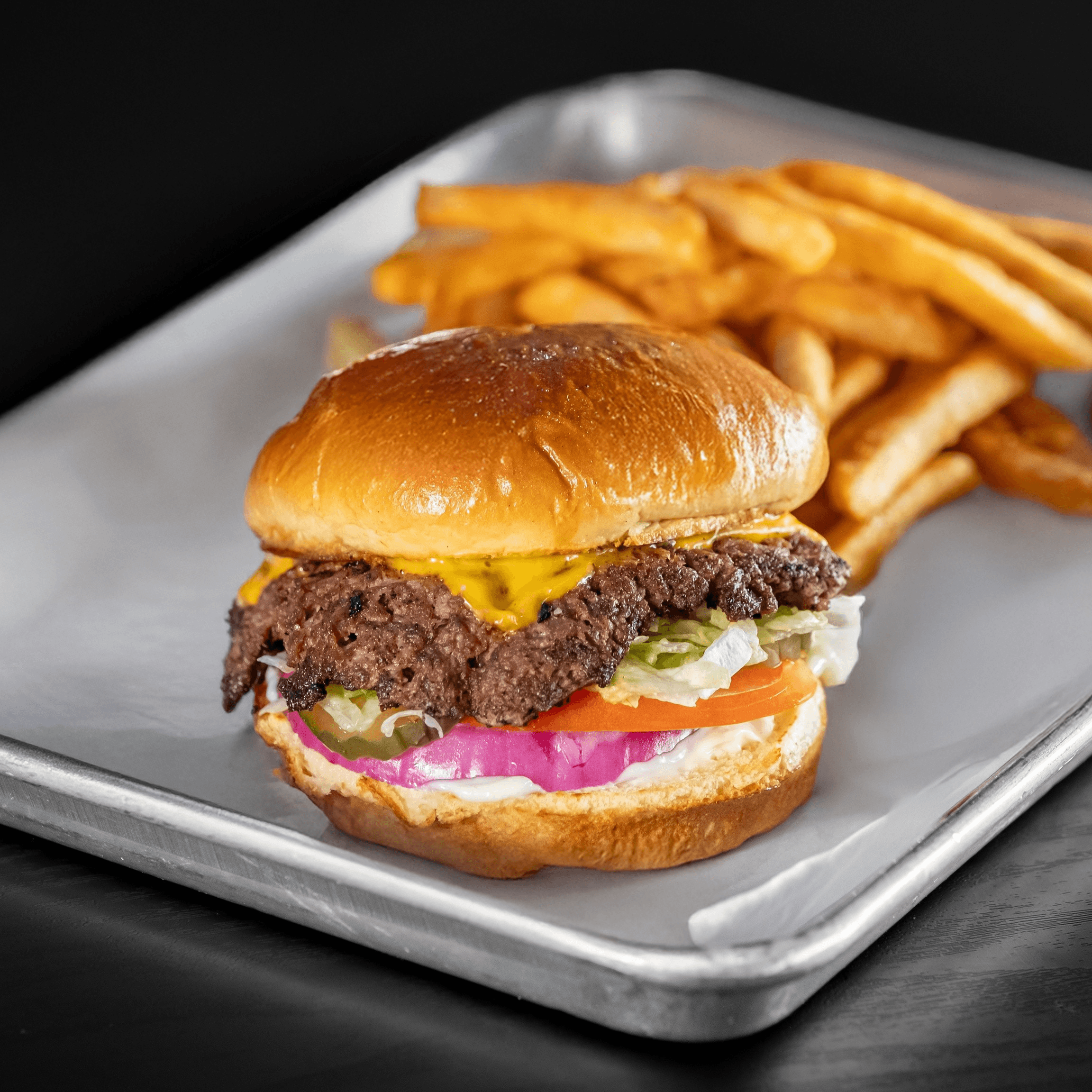 El Classico Burger + Fries.