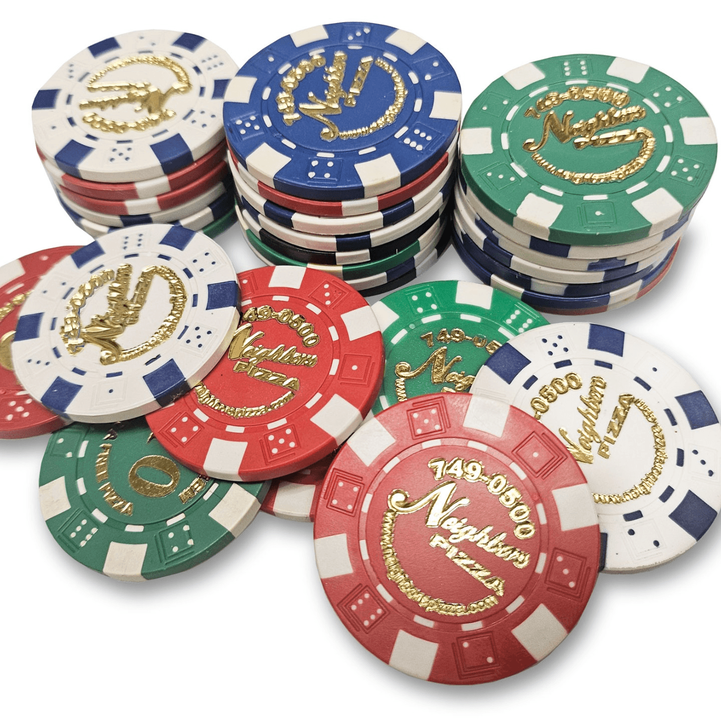 Neighbor's Pizza Poker Chip Loyalty Program