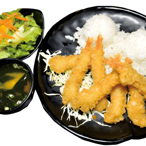 Kid's (Keiki) Shrimp Katsu Curry Rice.