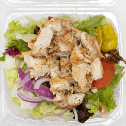 Garden with Plain Chicken Salad.