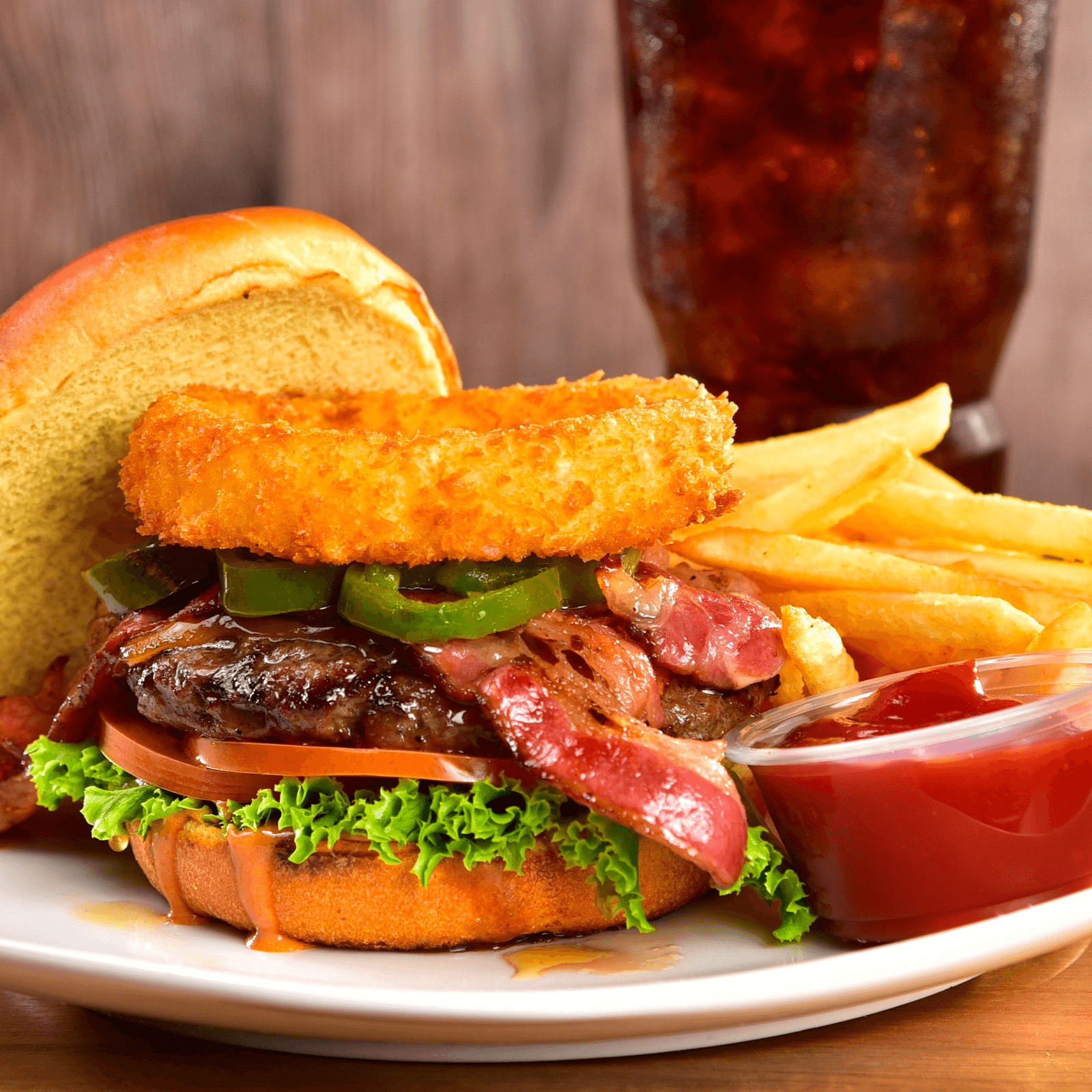 8. Fred's Super Burger Meal.