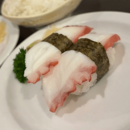 Octopus Nigiri.