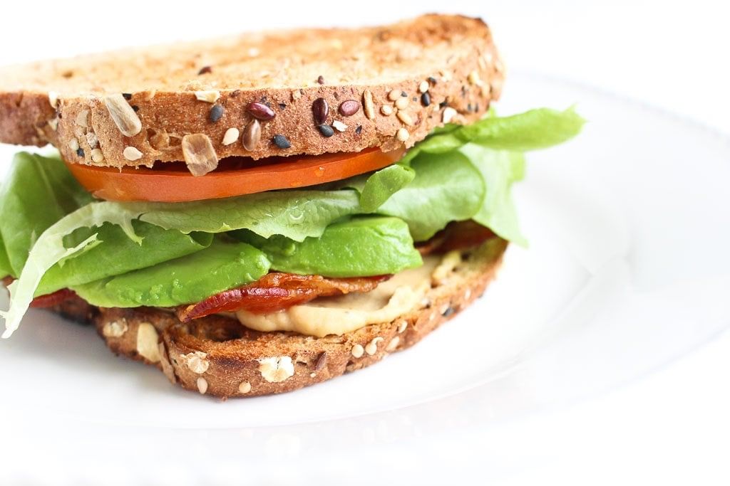Avocado BLT Sandwich.