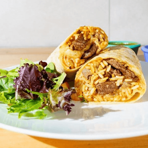 Juicy Grilled Steak Burrito