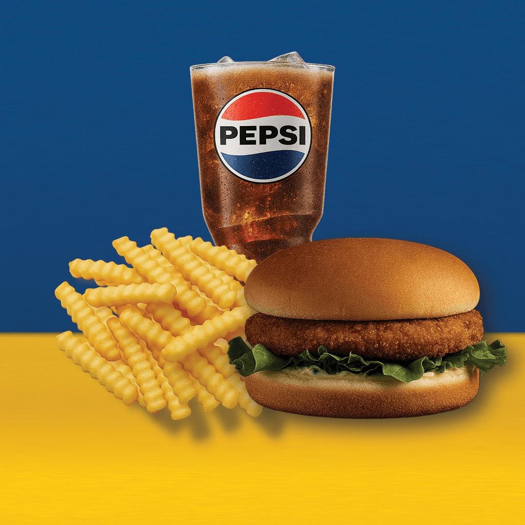 Mini Chicken Sandwich Meal.