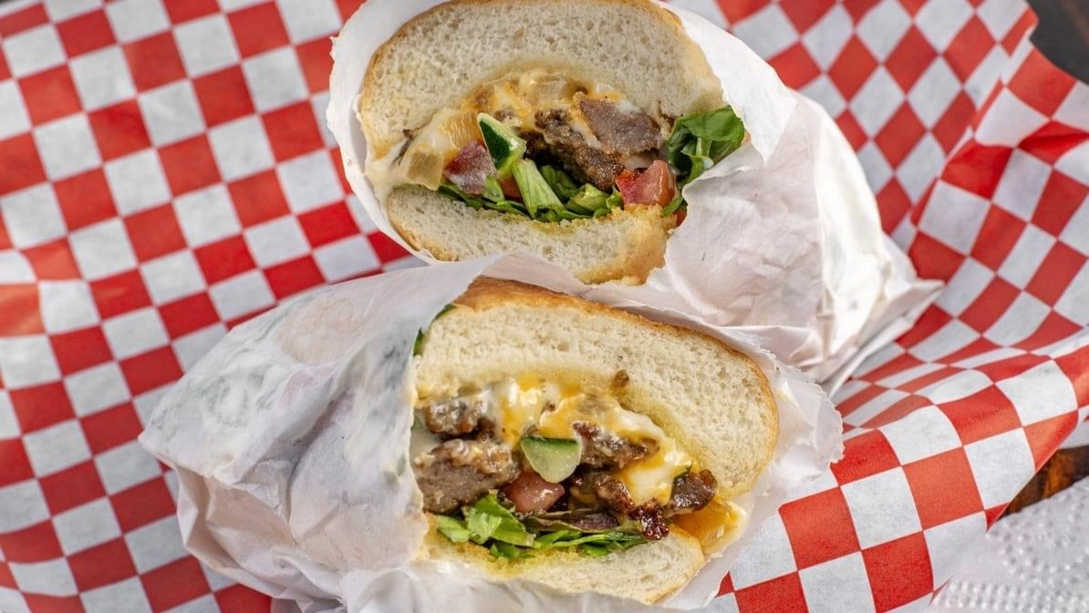 Gyro Philly Steak Sandwich.
