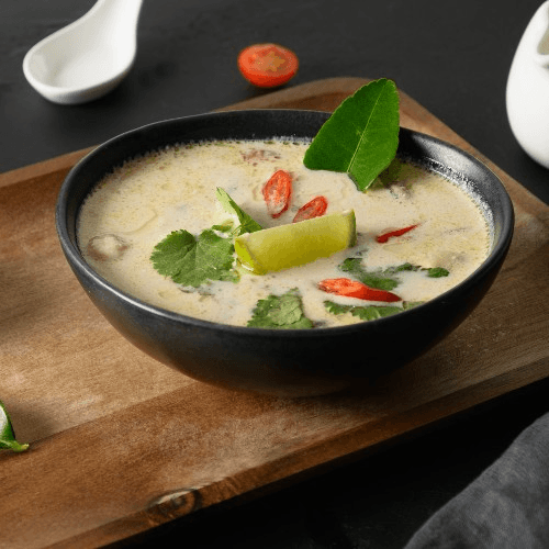 Tom Kha (Thai Hot & Sour Coconut Soup) (Bowl).