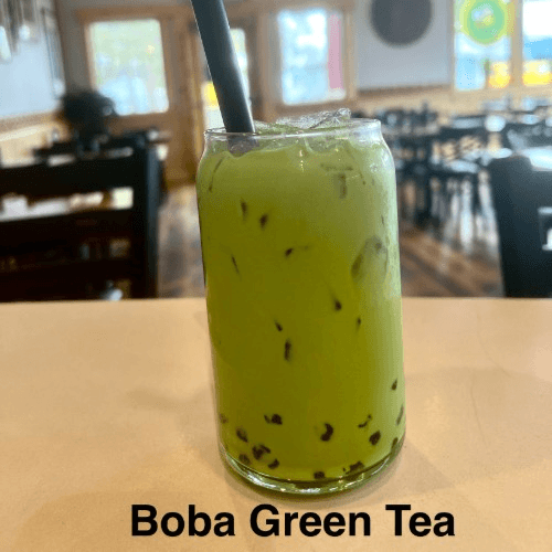 Boba Green Tea.