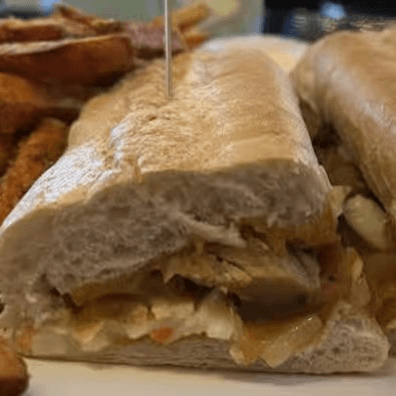 Pulled Pork Sandwich.