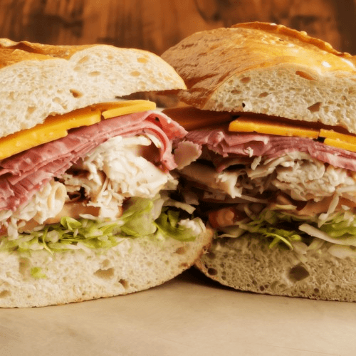 Turkey & Pastrami Sandwich.