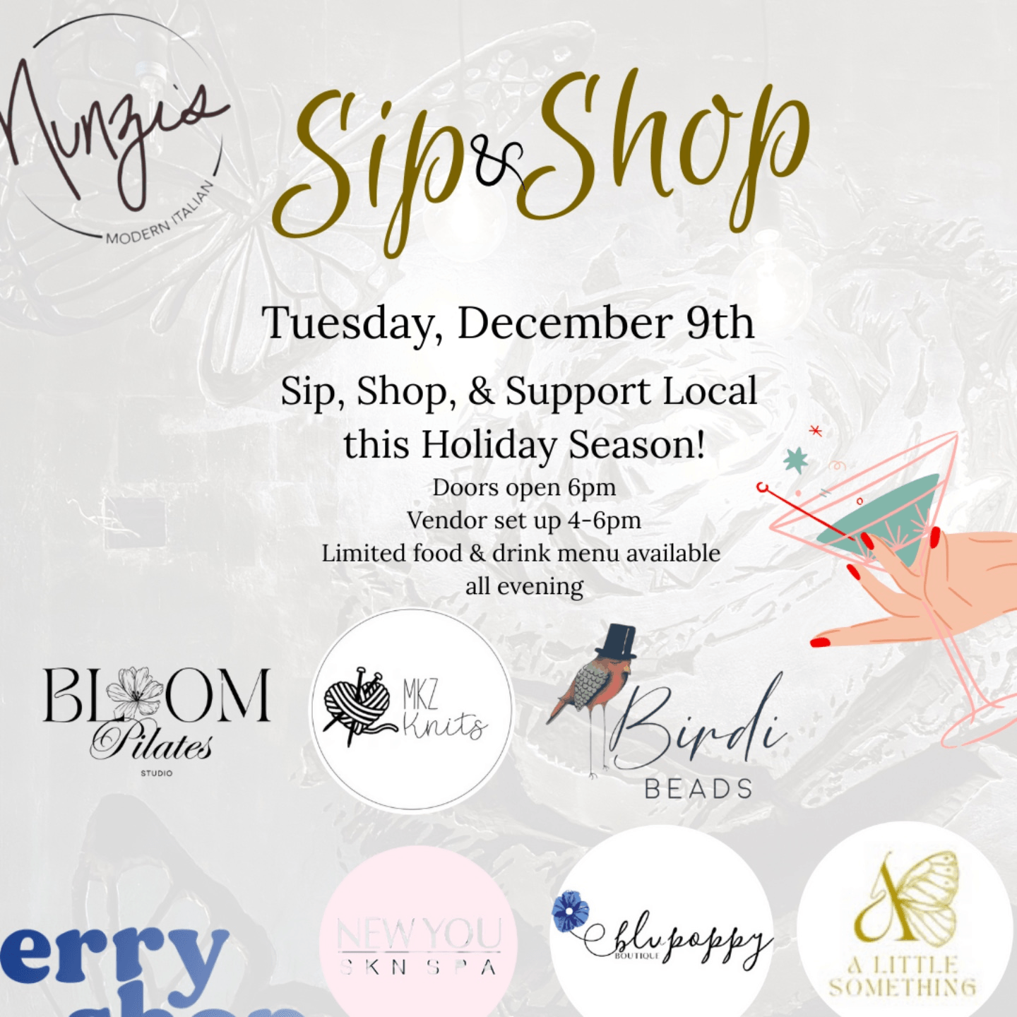 Sip & Shop!