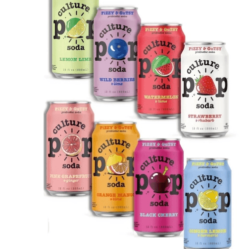 Culture Pop Probiotics Soda.