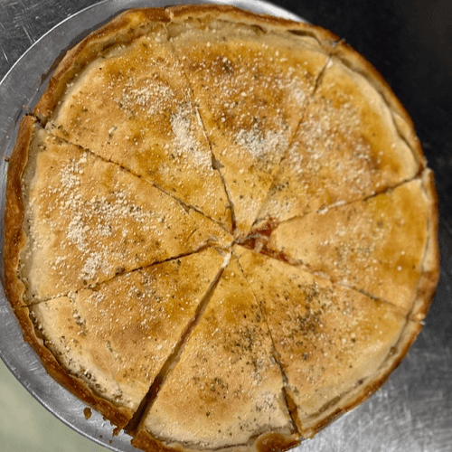 18” Stuffed Pizza.