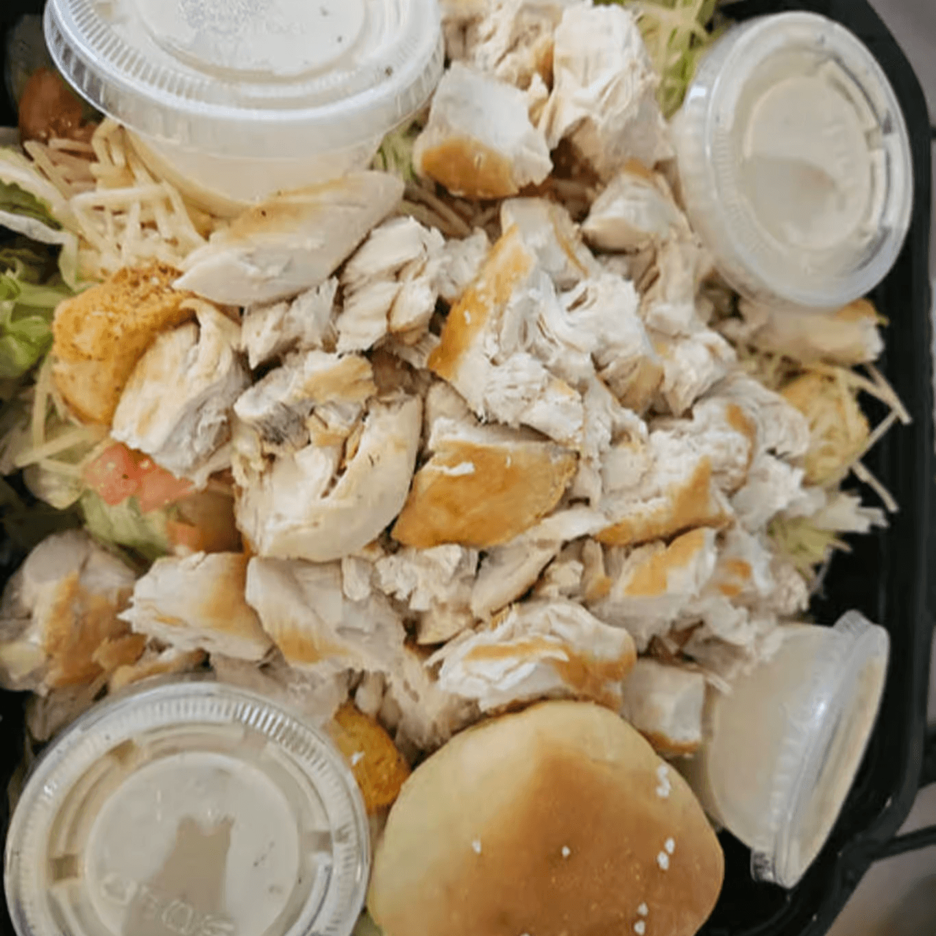 Chicken Caesar Salad.