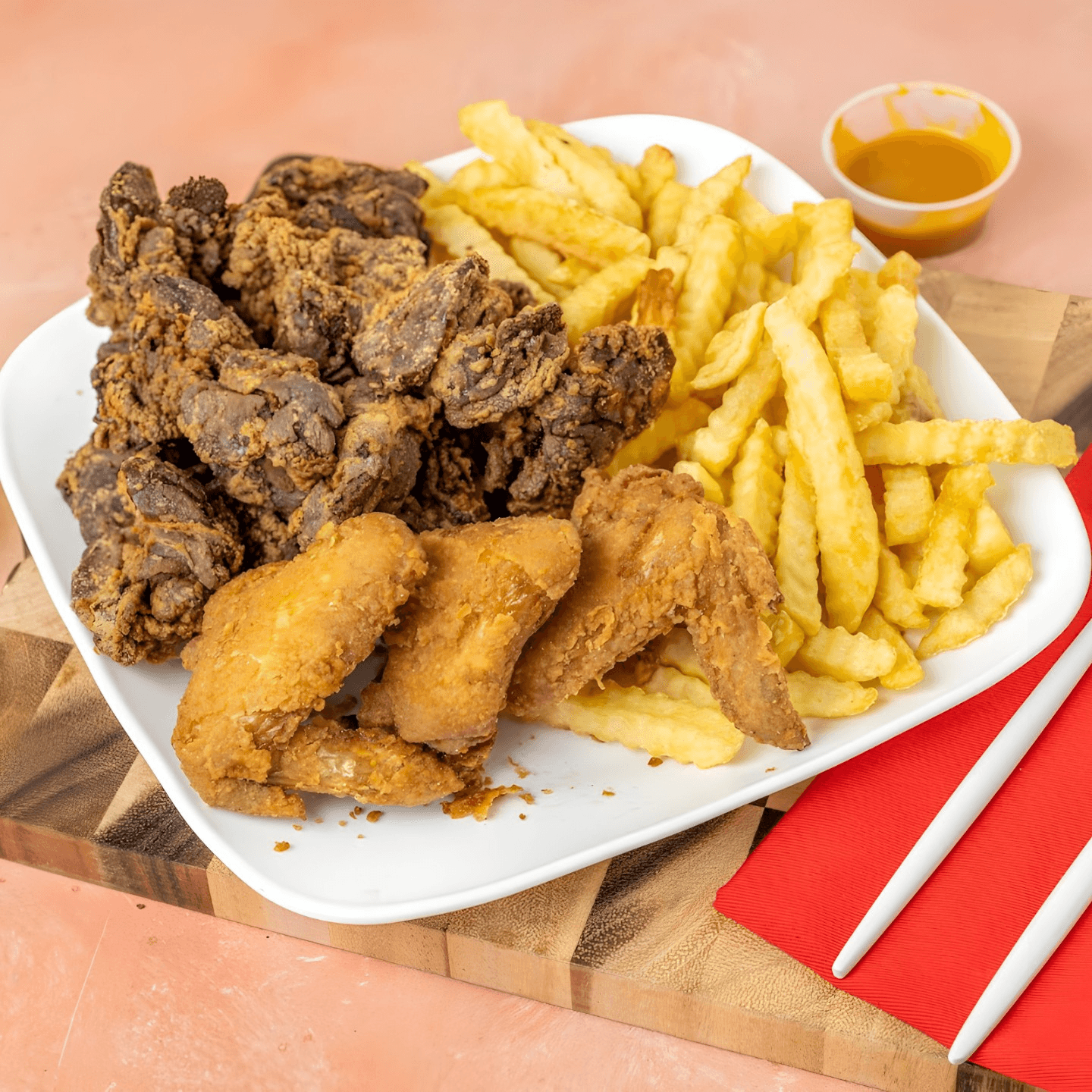 Fish, Shrimp & Chicken