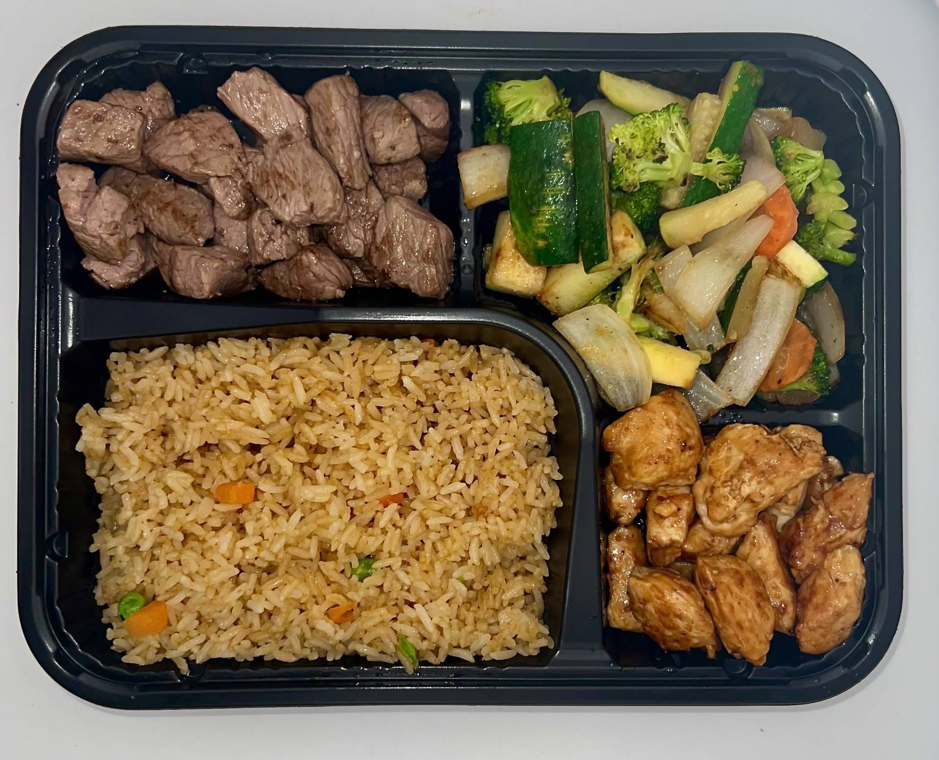 HL8. Steak & chicken Lunch Special.