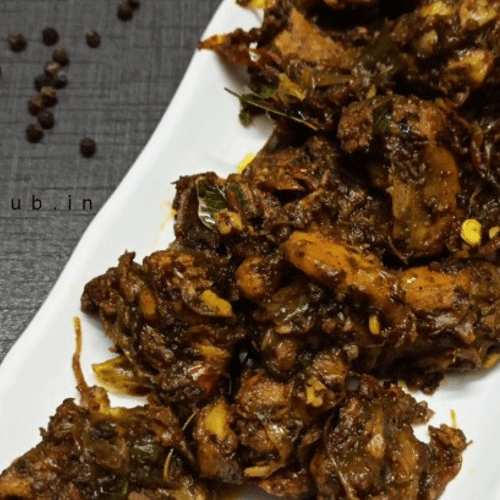 Black Pepper Chicken Dry.