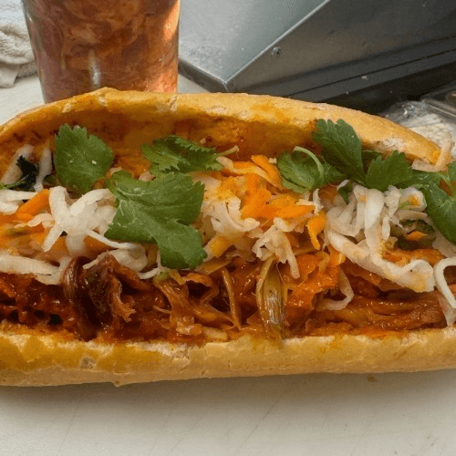 Barbecue Duck Sandwich.