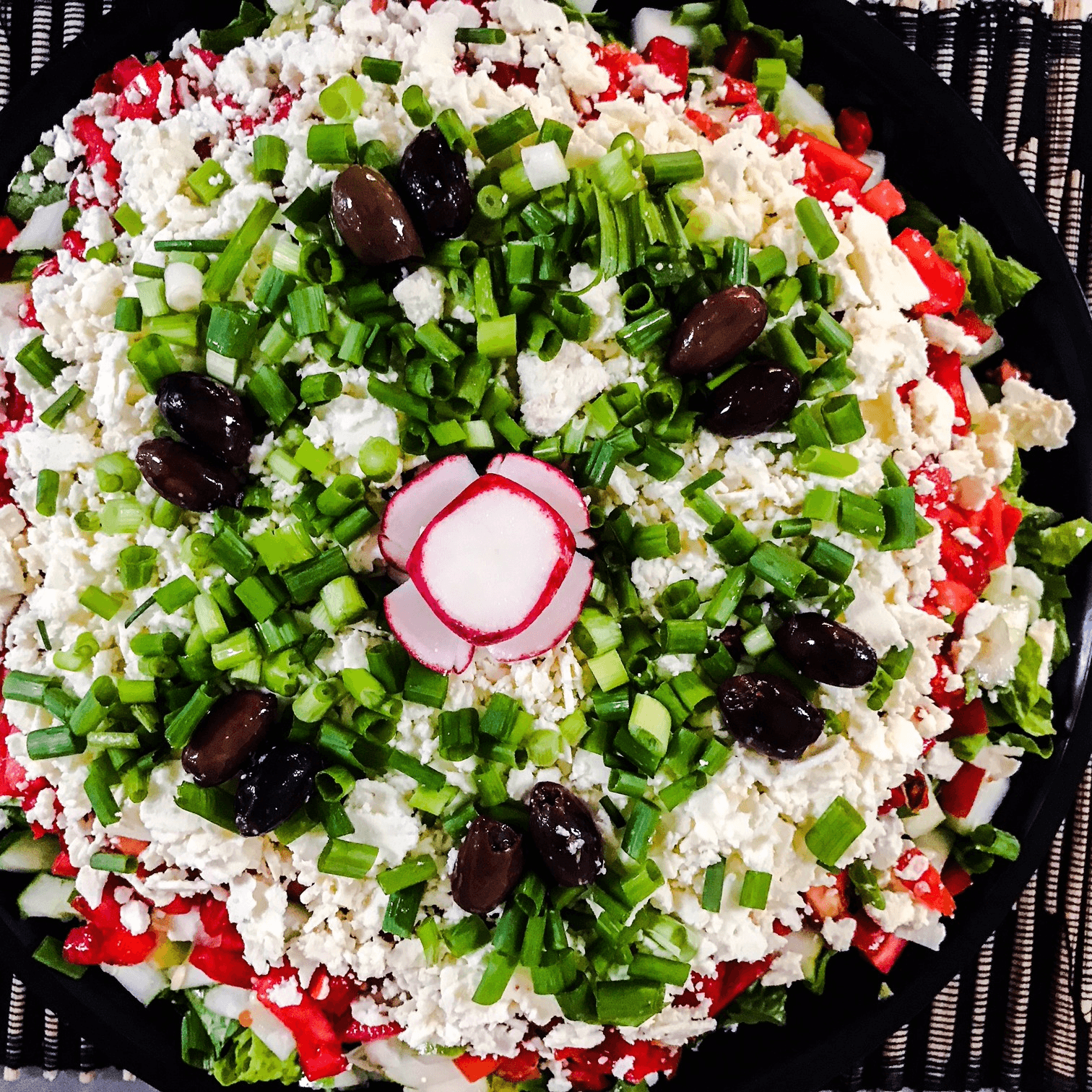 Woody's Chopped Greek Salad Bowl.