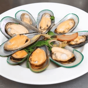 Steamed Mussels.