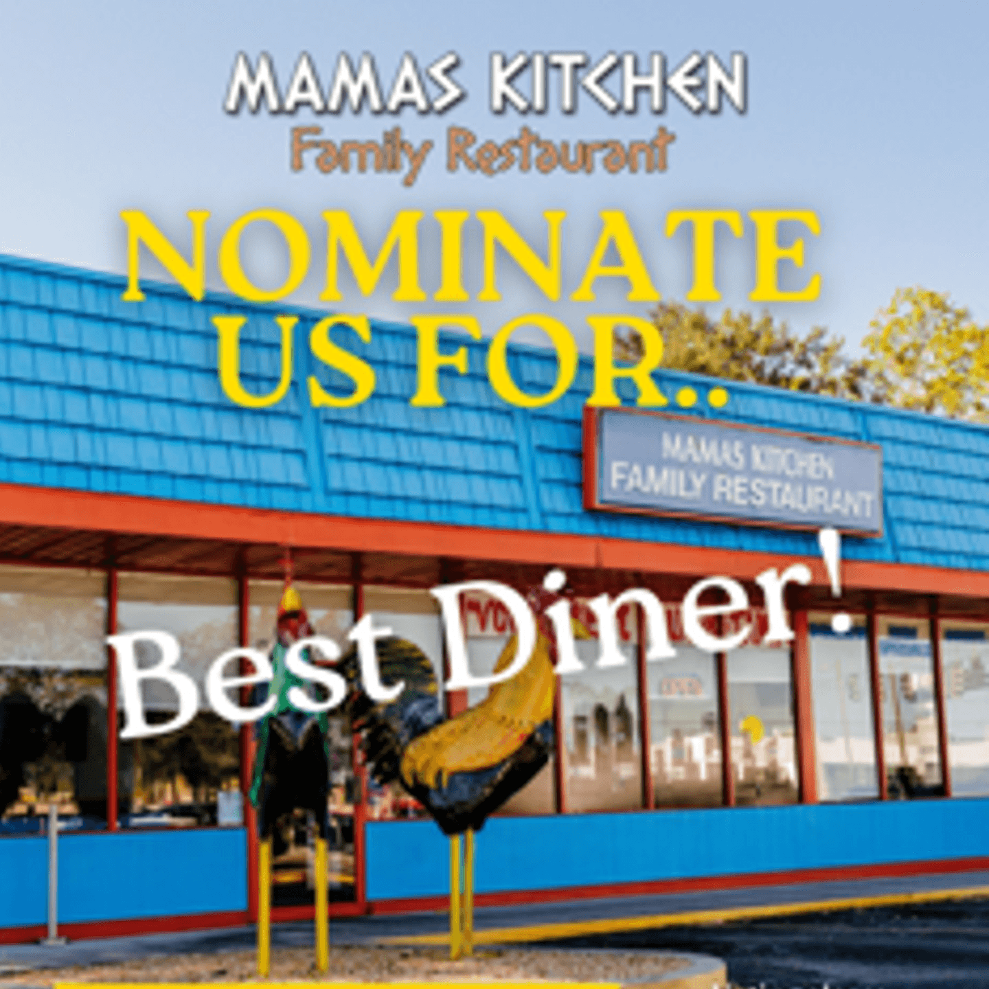 Vote Mama's Kitchen for Best Diner!!