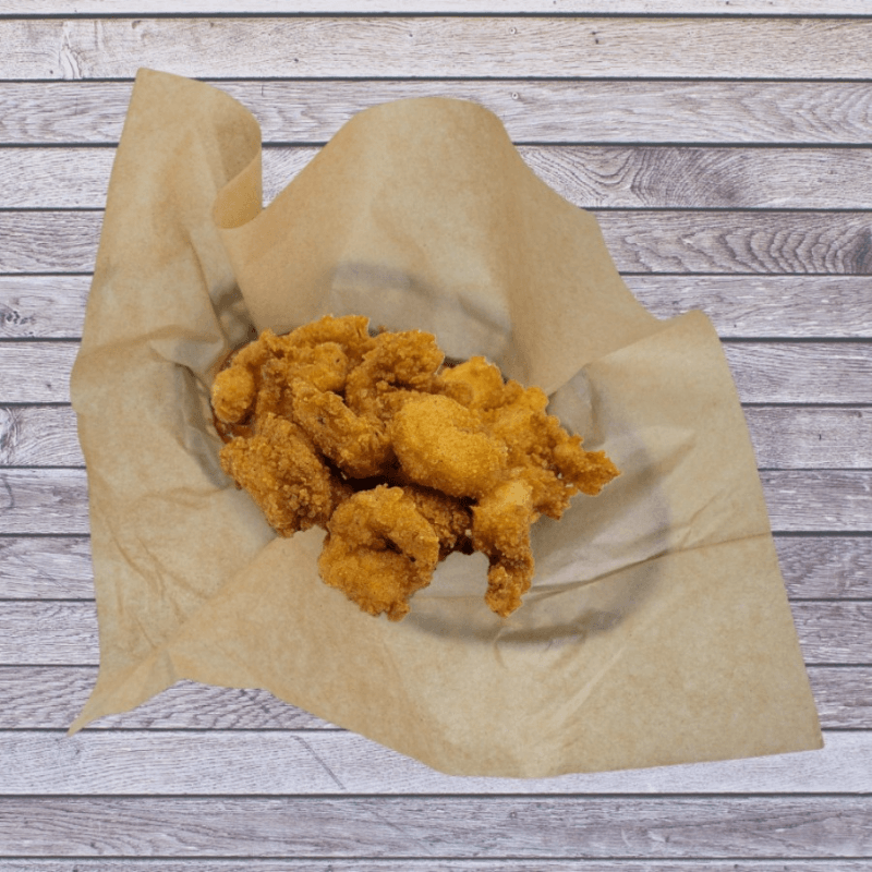 Add (2.5 oz) Popcorn Shrimp.