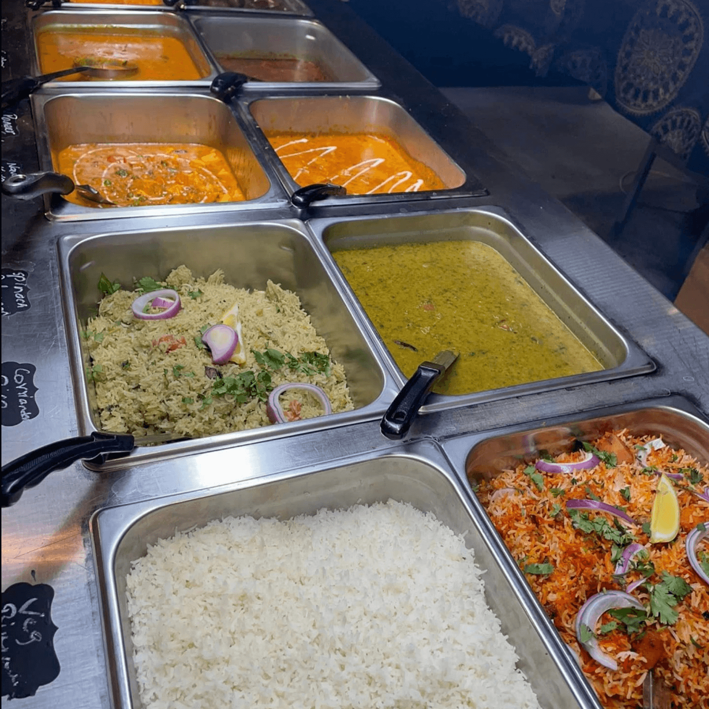 Indian Buffet Delights!  Tuesday-Friday!