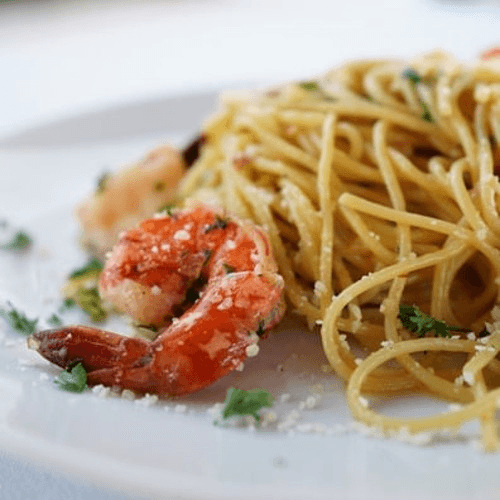 Spaghetti with Shrimp