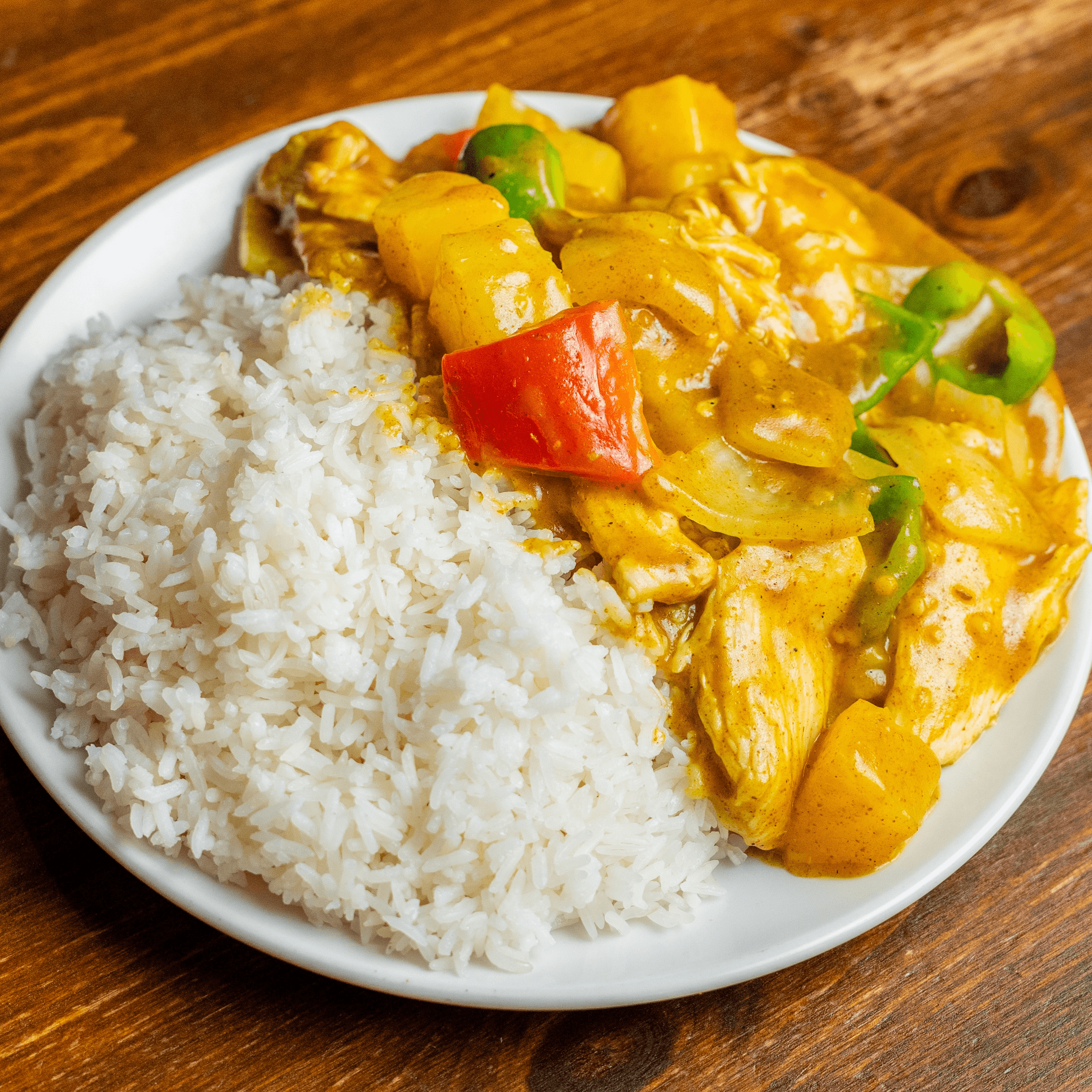 Curry Tofu Rice 咖喱豆腐飯.