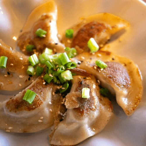 Pan-Seared Potstickers.