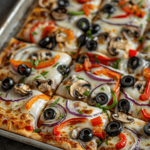 Veggie Square Pizza