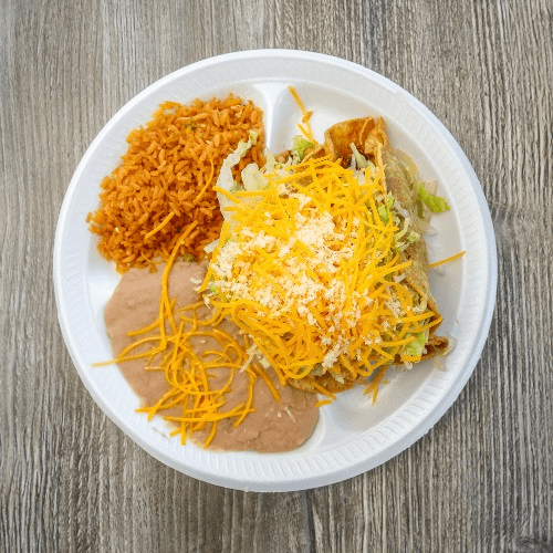 COMBO 4.  2 BEEF TACOS.