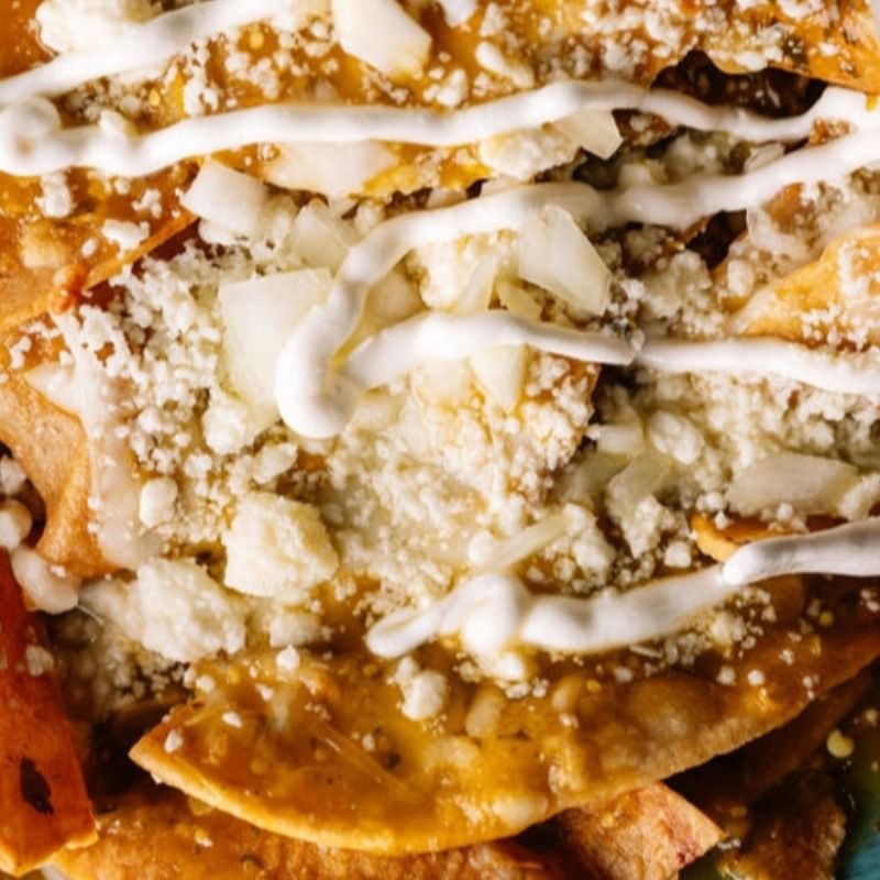 Chilaquiles (Plain Chamacos).