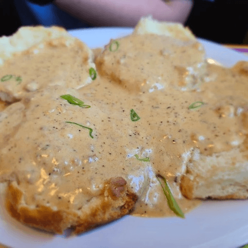 Biscuits and gravy.