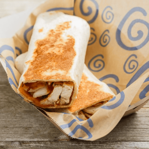 #52 Hickory Chicken Hot Pressed Sandwich/Wrap.