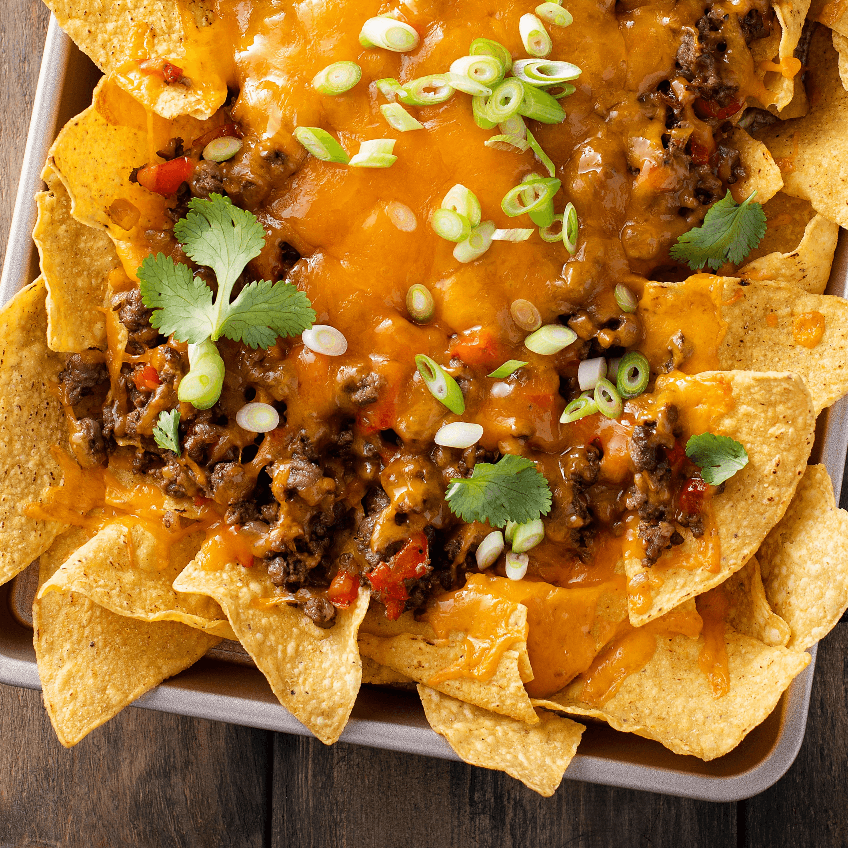 Nachos Sheet Tray Nachos.
