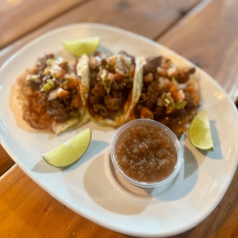 Crispy Cheese & Beef Tacos.