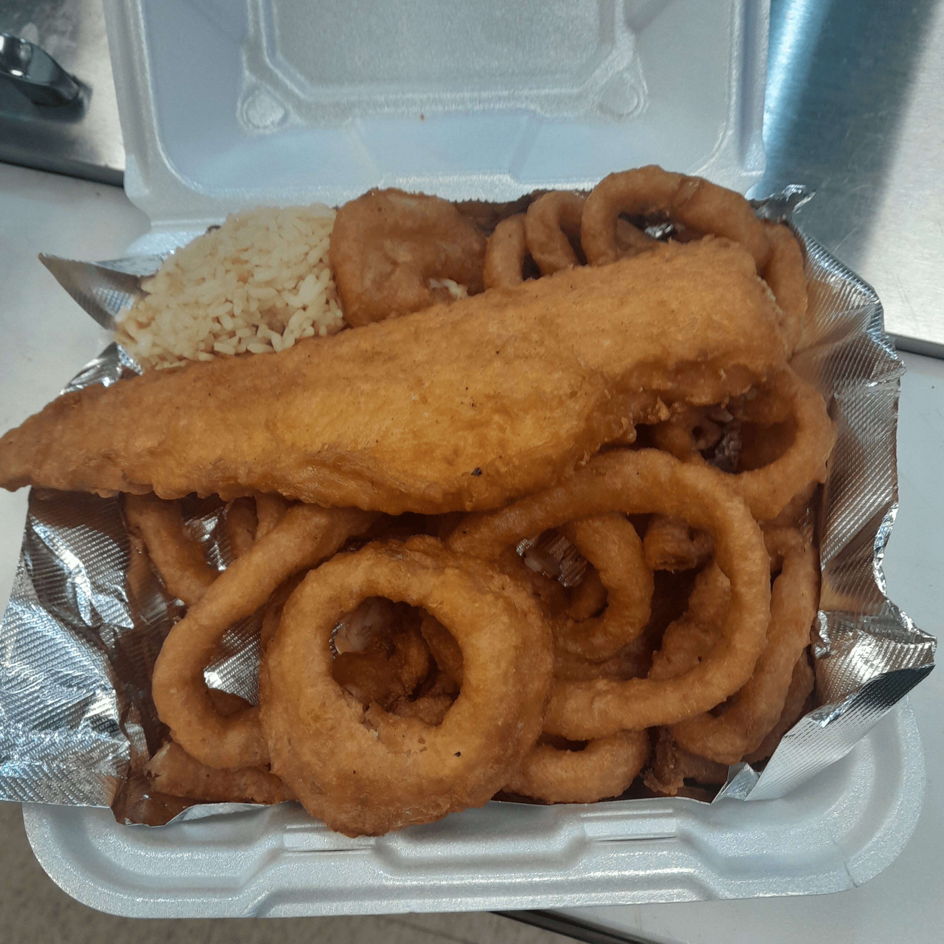 Haddock Plate Dinner.
