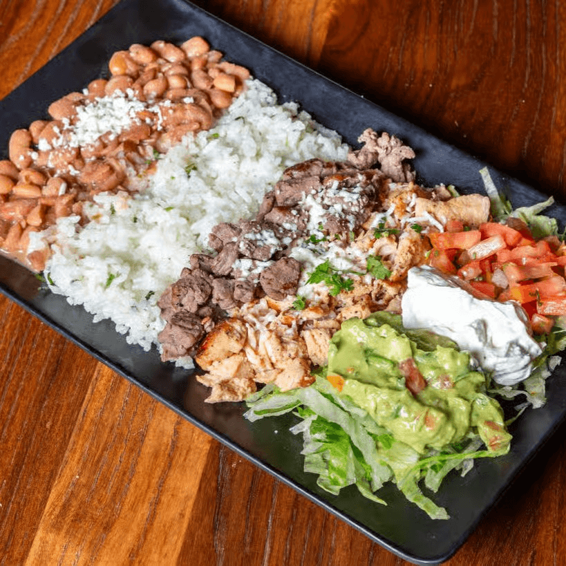 Taco bowl (one meat).