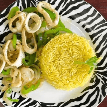 Rice Bowl Calamari.