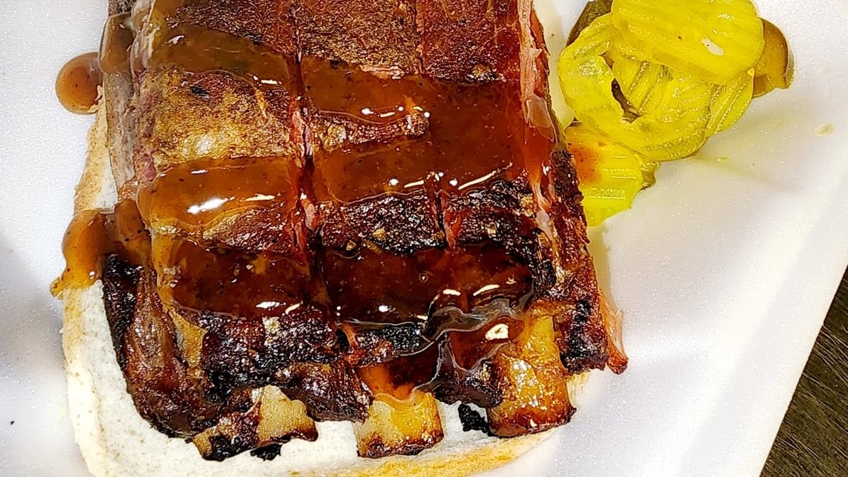 Richie Rich Rib Sandwich.