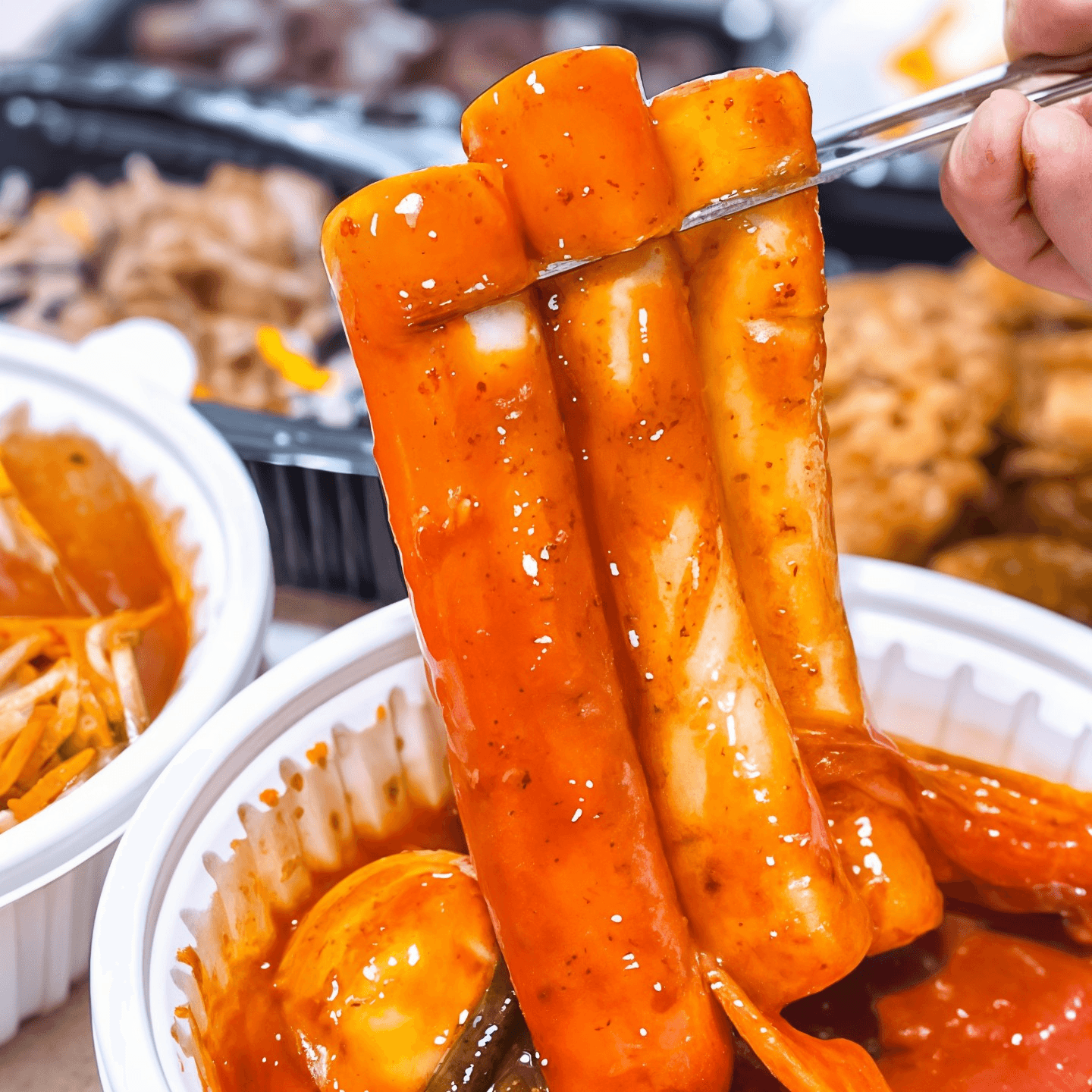 Giant Tteokbokki, A Classic Korean Dish!