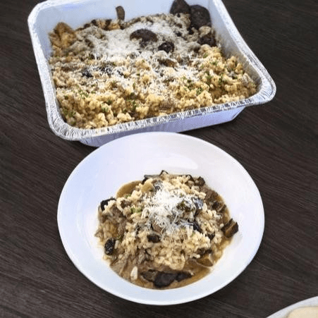 Steak Mushroom Risotto.