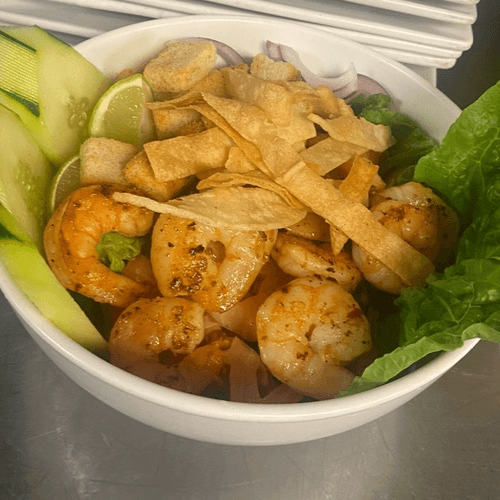 Grilled Shrimp Salad.